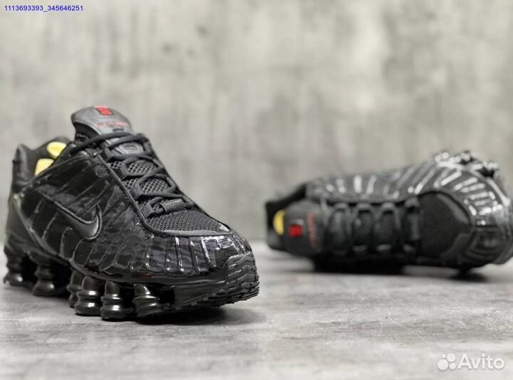 Кроссовки nike shox черные