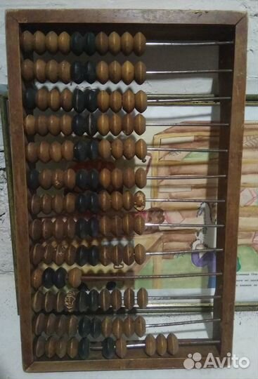 Счеты деревянные канцелярия СССР