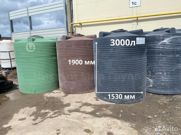 Емкость для воды. Бак пластиковый