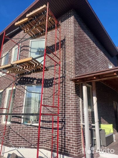 Термопанели для фасада старый кирпич