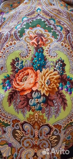 Павловопосадский платок шерсть
