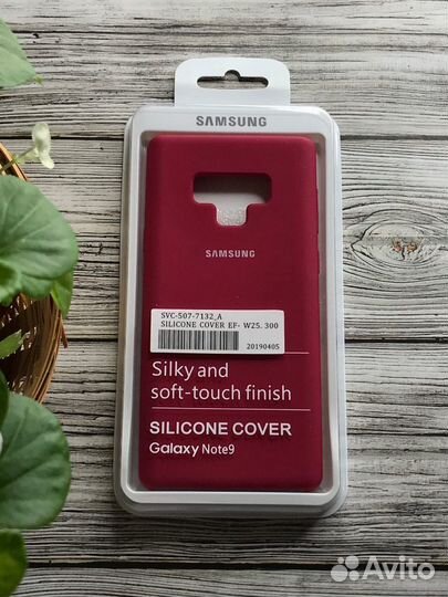 Силиконовые чехлы samsung Note 9