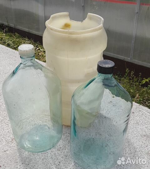 Стеклянные бутыли 20л