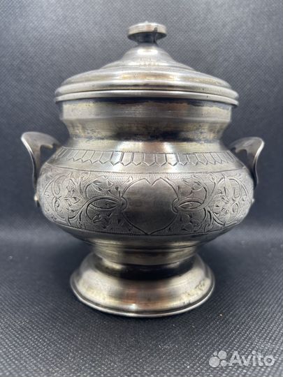 Сахарница серебро 84 Царская Россия