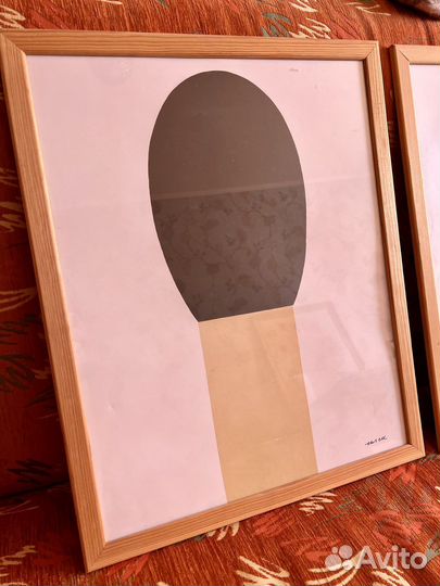 Набор постеров, 2 штуки, спички IKEA