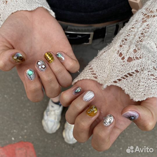 Аппаратный маникюр с дизайном