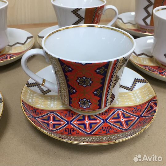 Чашка с блюдцем чайная Разгуляй ифз