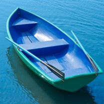Лодка стеклопластиковая "дельфин"