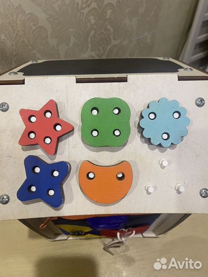 Бизиборд домик со светом