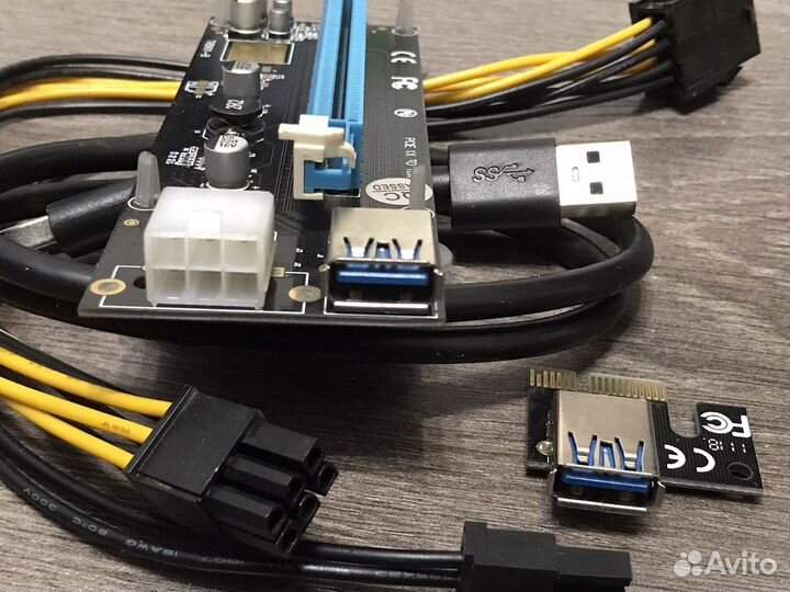 Райзер PCI-Ex1M - PCI-Ex16F (TXB901-B)