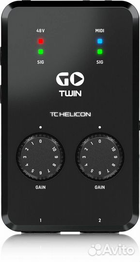 Аудиоинтрефейс TC helicon Go Twin