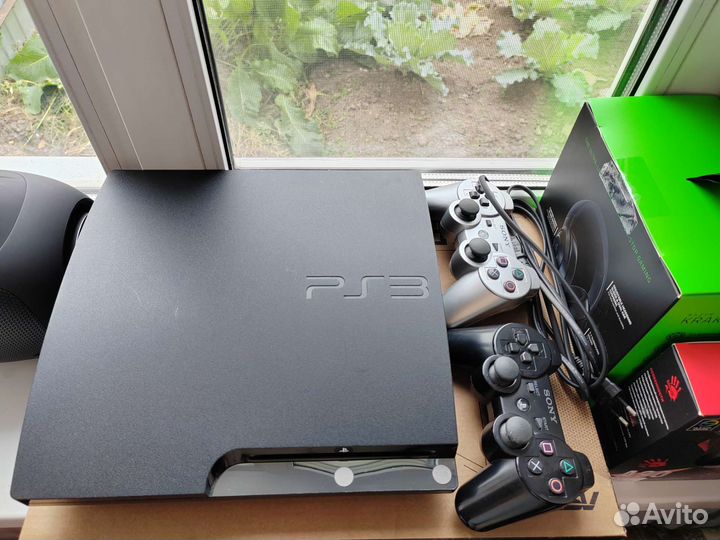 Sony PS3 slim прошита +133 игры