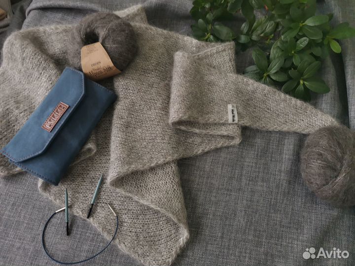 Шапка и бактус ручной работы