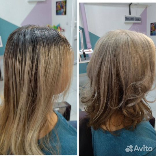 Окрашивание волос в различных техниках