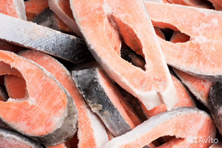 Рыба Стейки семга 400гр+ замороженные 7кг