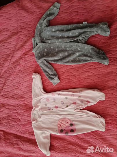 Слипы, комбинезоны для новорожденной