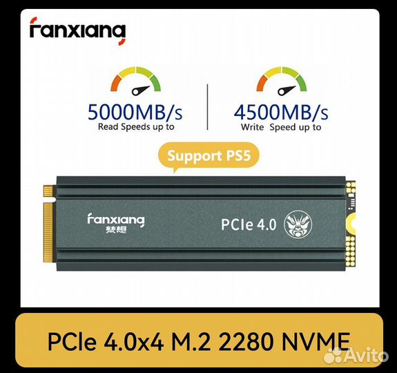 SSD nvme PCIe 4.0 x4 1Tb