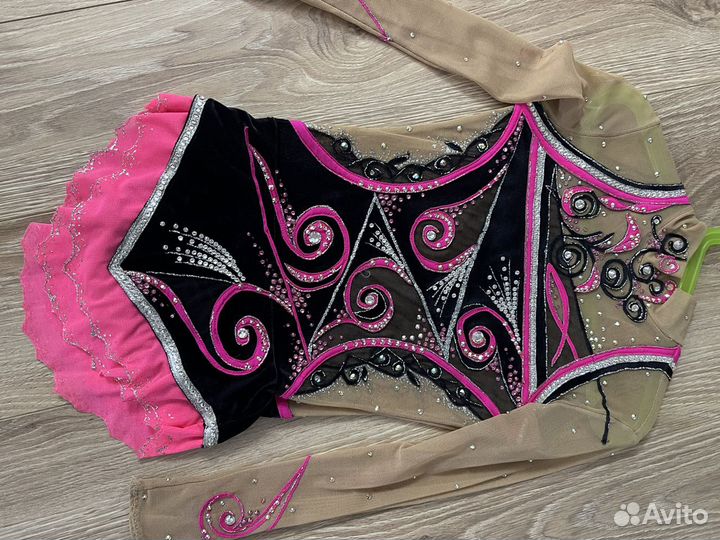 Платье для художественной гимнастики велюр дуга 55