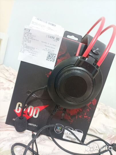 Игровые наушники bloody