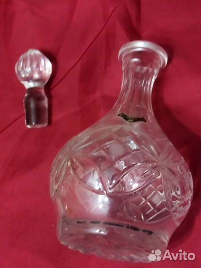 Графин гусь хрустальный