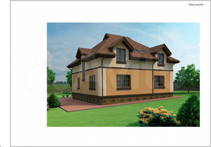 Дача 231 м² на участке 10 сот.