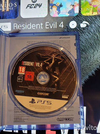 Resident evil 4 PS5 диск