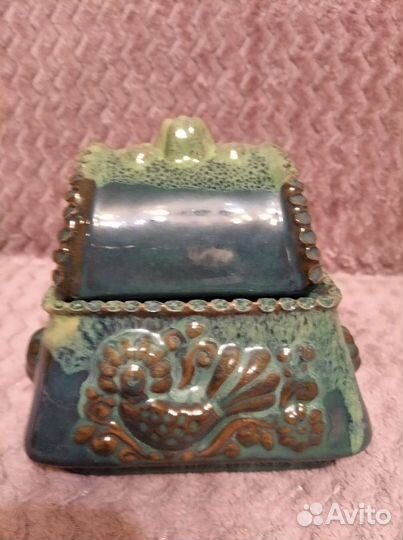 Шкатулка керамическая