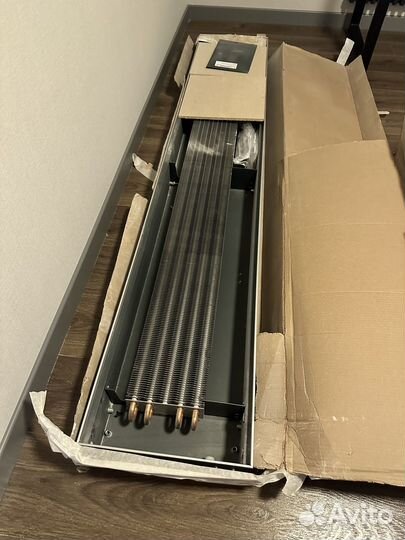 Внутрипольный конвектор Techno KVZ 350-120-2000