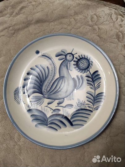 Тарелки настенные гжель 25 см