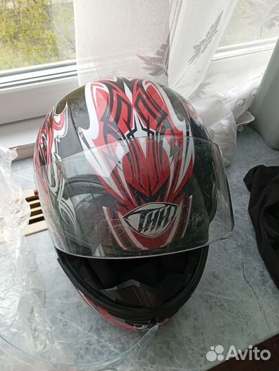 Шлем для мотоцикла мотошлем S- М