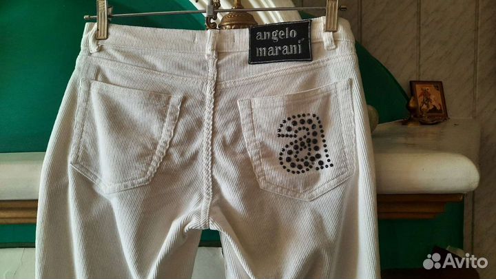 Angelo Marani Italy Вельвет стрейч/декор р. 44
