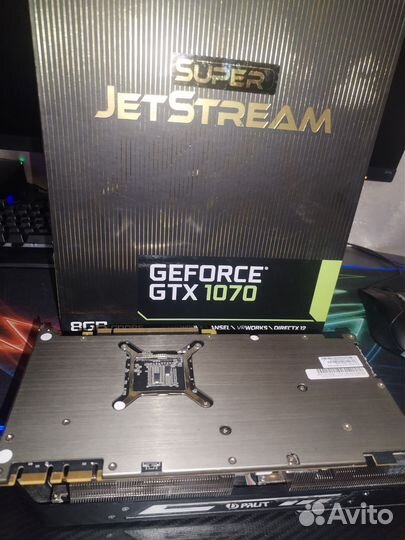 Видеокарта 1070 palit super jetstream /обмен