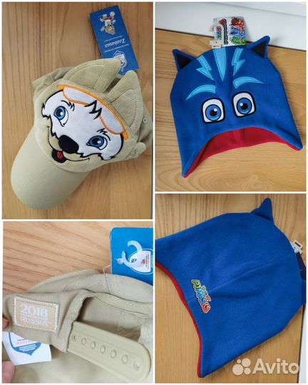 Кепка и шапка новые