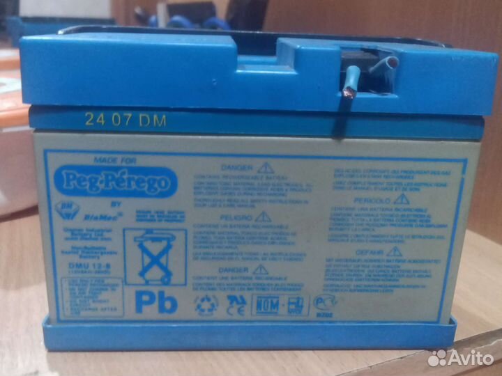 Аккумулятор 12v для детского электромобиля