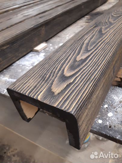 Фальшбалки, имитация балок из массива дерева