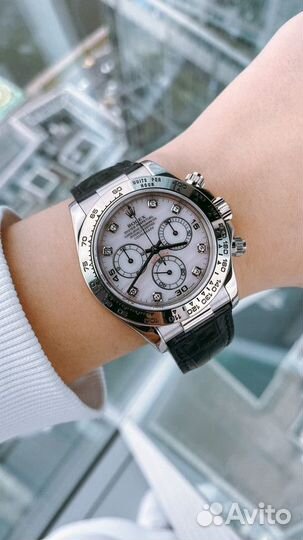 Часы Rolex Daytona 18K White Gold Diamonds 40