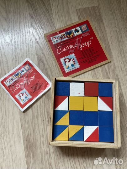 Кубики Никитина сложи узор