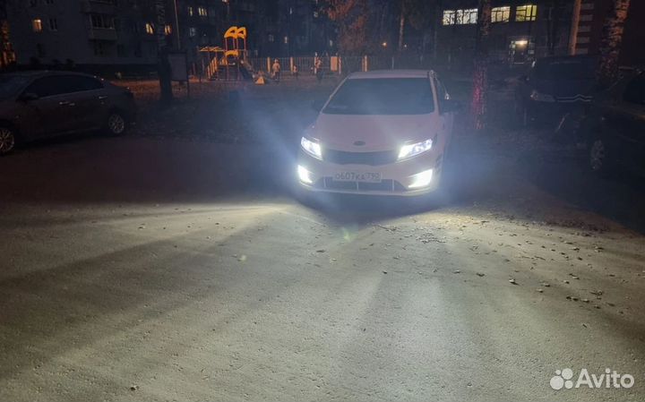 Беспроводные LED Лампы H4 с линзой