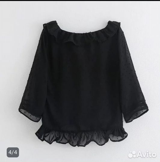 Блузка кружево Zara S