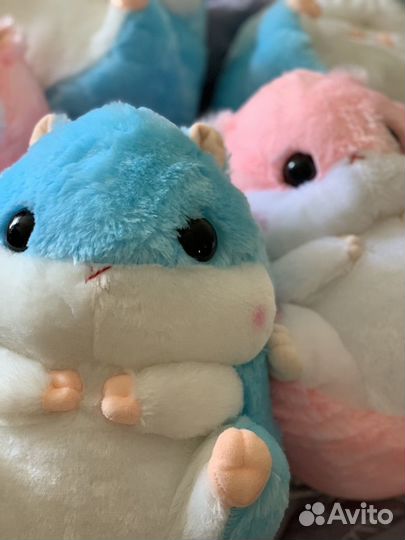 Мягкая игрушка Хомяк с пледом внутри