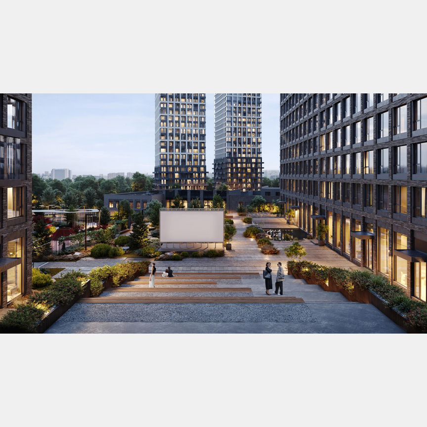 1-к. квартира, 59,2 м², 9/12 эт.