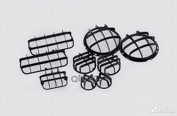 Комплект защитных решеток фар (для А/М УАЗ сгр