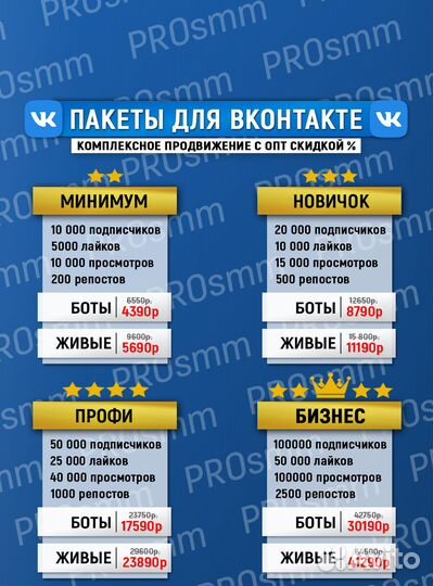 Накрутка подписчиков и лайков