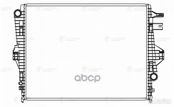 Радиатор VW touareg 10- охлаждения