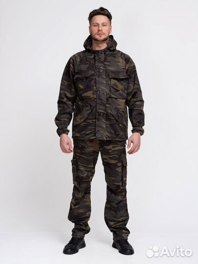 Летний костюм Горка-8 inruska skif, черный мультик