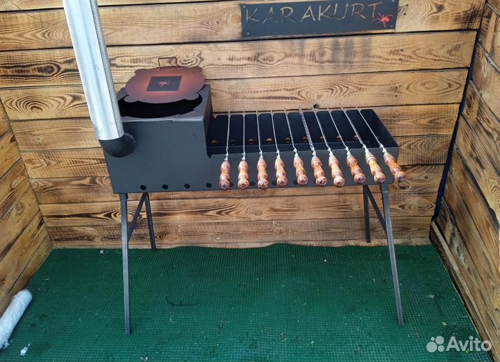 Мангал с подказанником