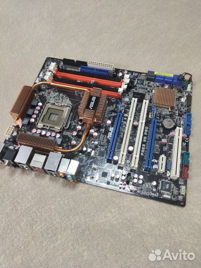 Материнская плата Asus lga775 с процессором