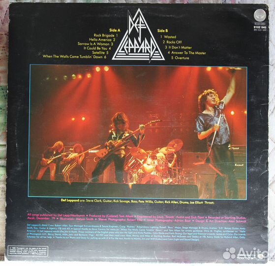 Def Leppard On through the night UK