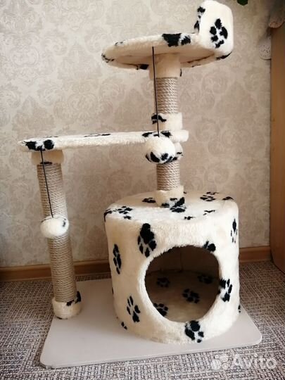 Домик для кошки с когтеточкой