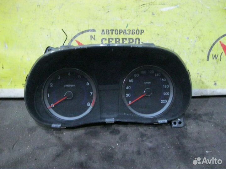 Панель приборов Hyundai Solaris RB G4FC 2010